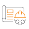 Project Designing, Management, and Supervision Icon